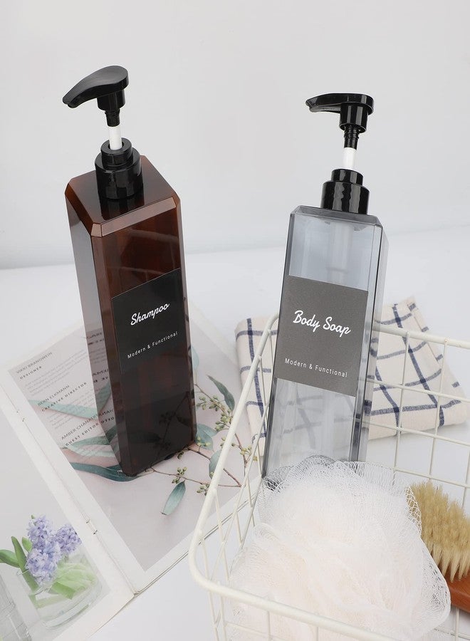 سوريم مجموعة سوريم من 20 ملصقًا مقاومًا للماء للصابون، ملصقات لموزعات الشامبو والبلسم للمطبخ والحمام، ملصقات قابلة للإزالة للصابون واللوشن والشامبو والبلسم - Image 5